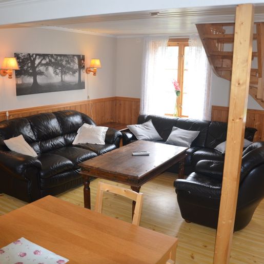 Sittegruppe i Borgstua leilighet