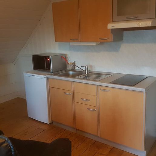 Kjøkken i Haugøya leilighet