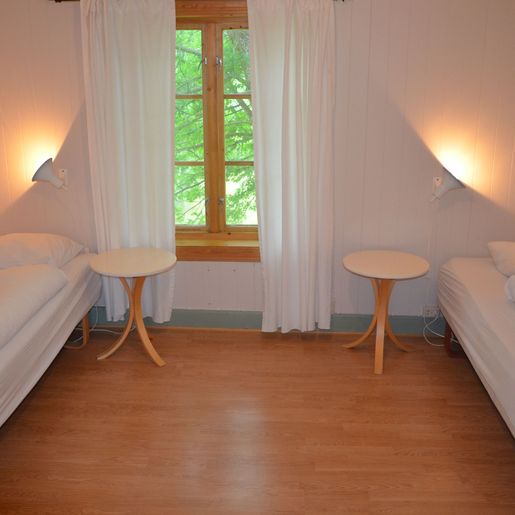 Soverom med to senger