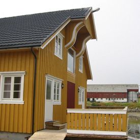 Fasade på Lyngøya og Oterholmen